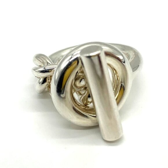 HERMES Silver Ring - Picture 1 of 3